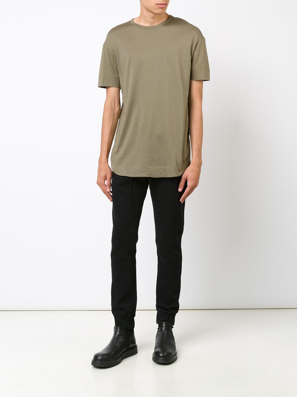 'T1-1' plain T-shirt