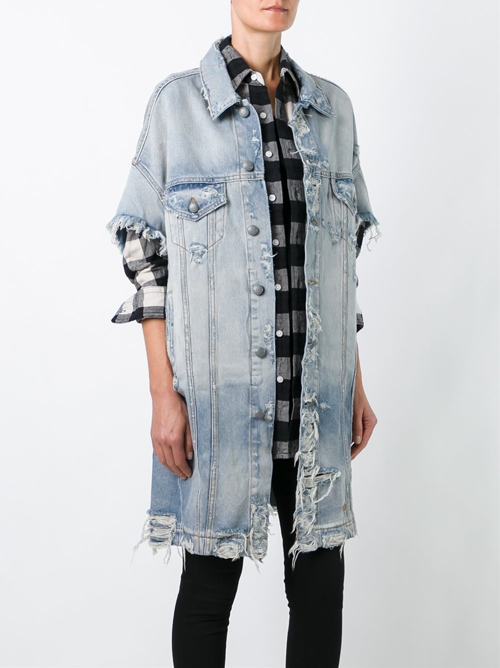 cut off sleeve jacket
