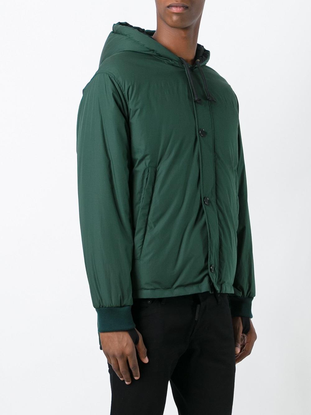 hooded down jacket