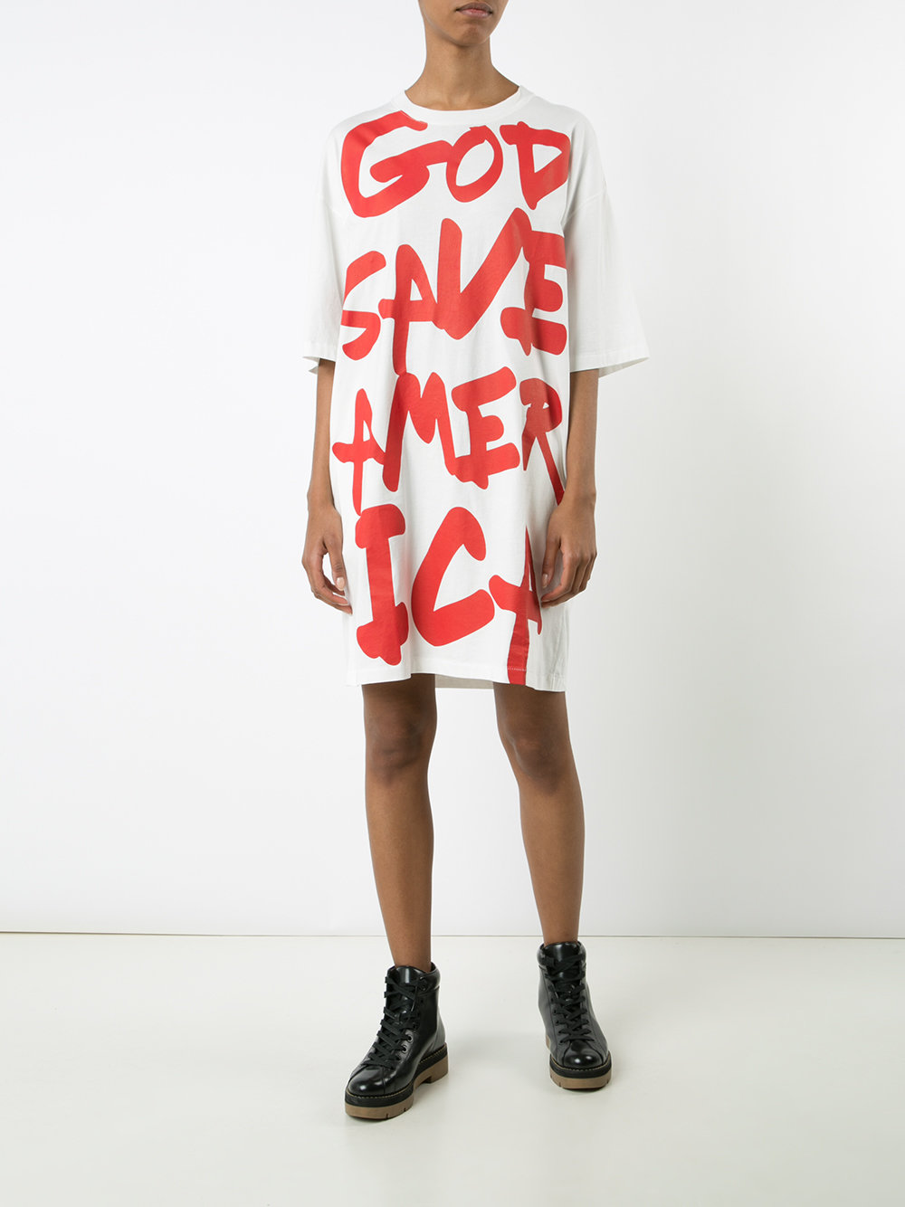 God Save America T-shirt dress 