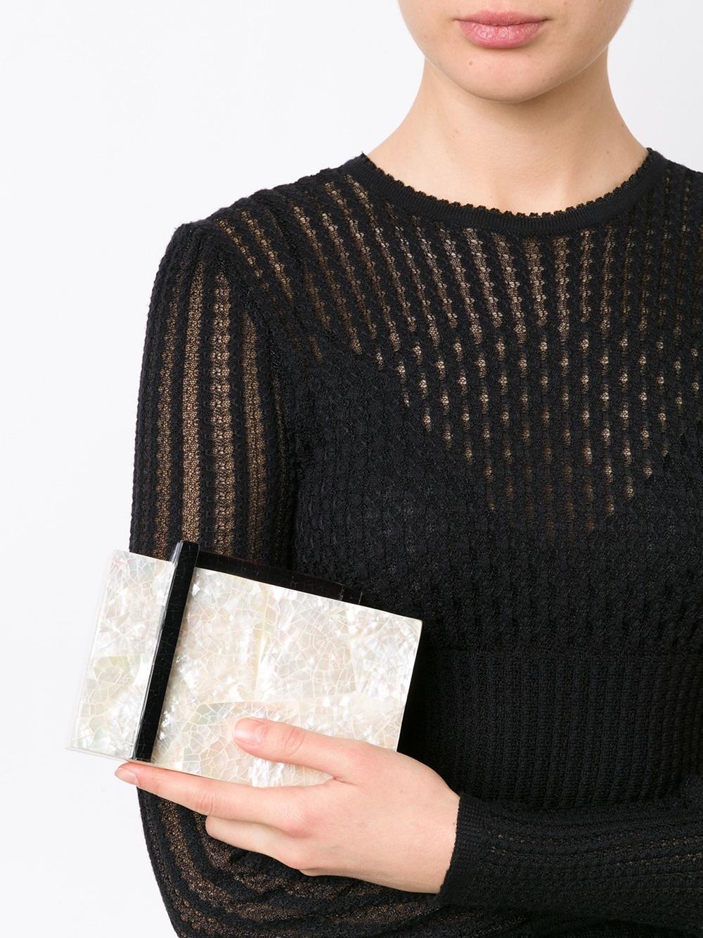 bicolour clutch 