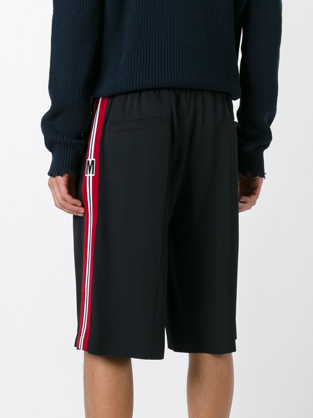 side stripe track shorts