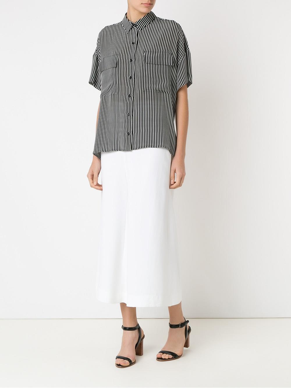 high-waisted culottes