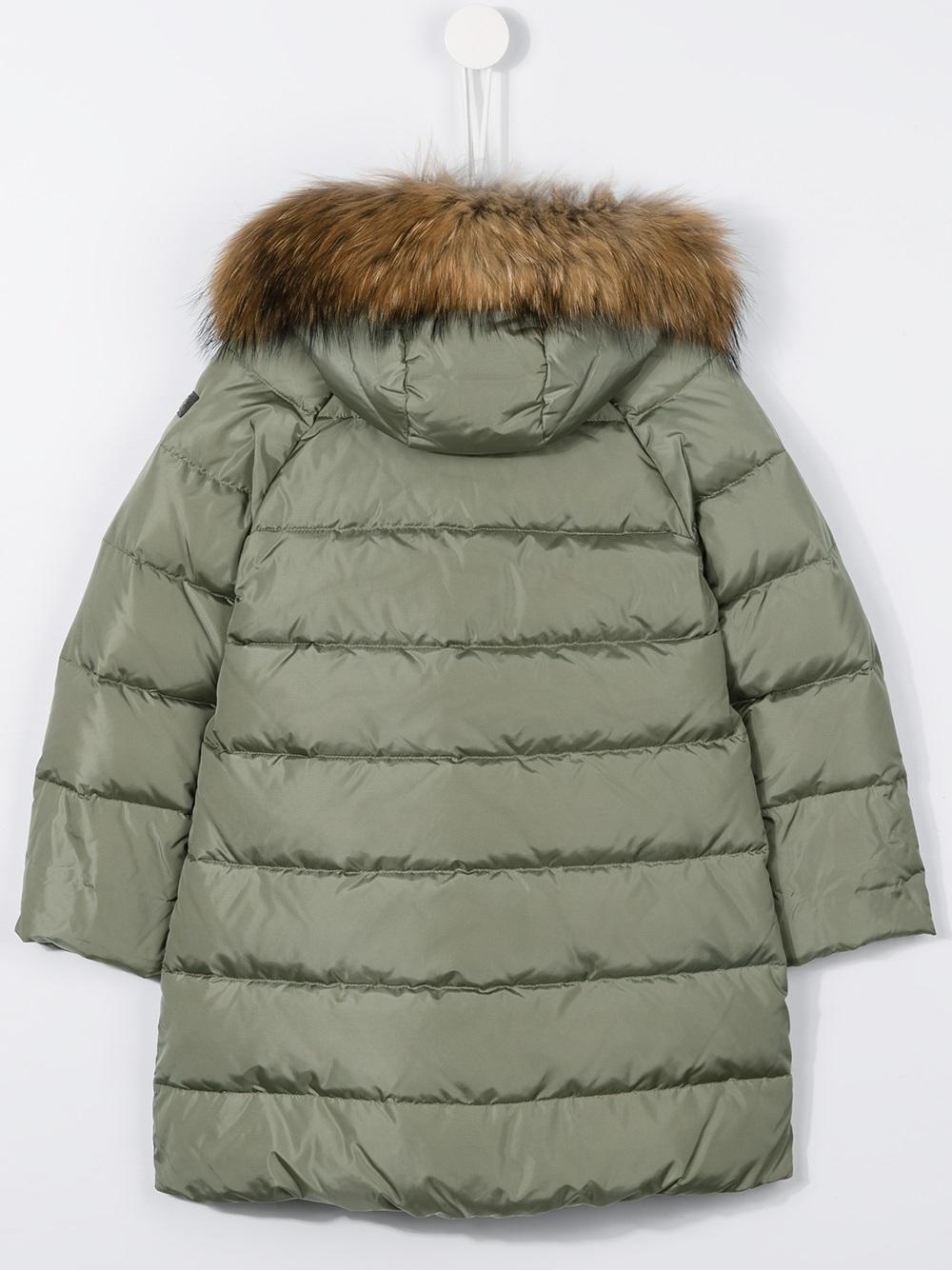 hooded padded coat