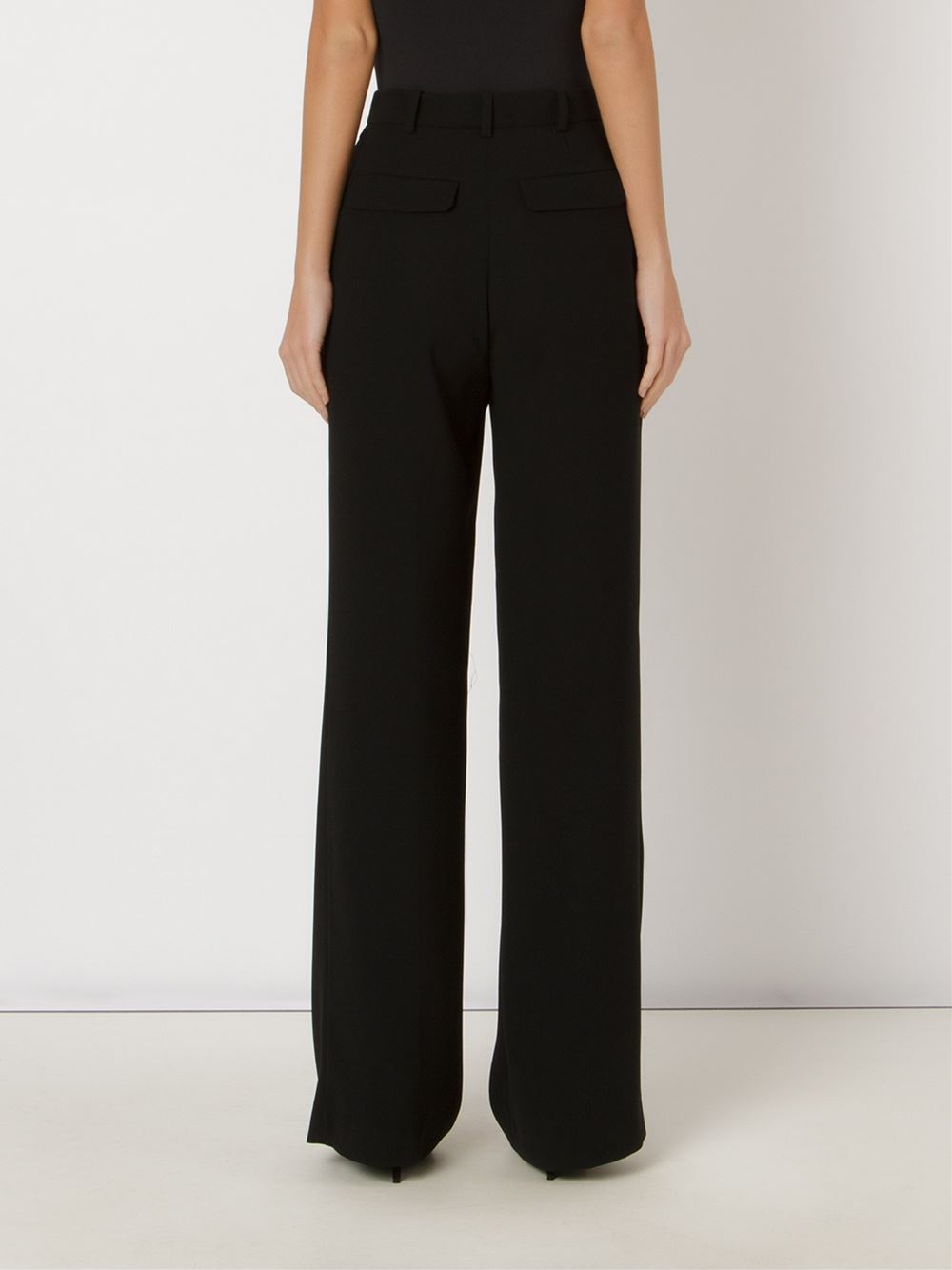 straight leg trousers