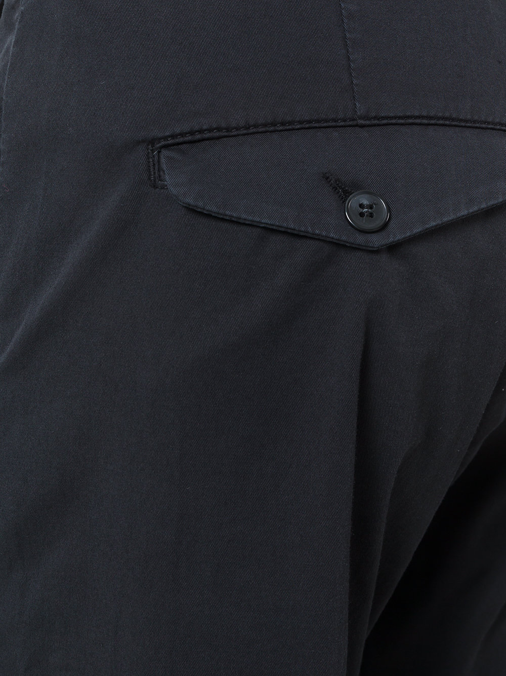 folded hem cropped trousers