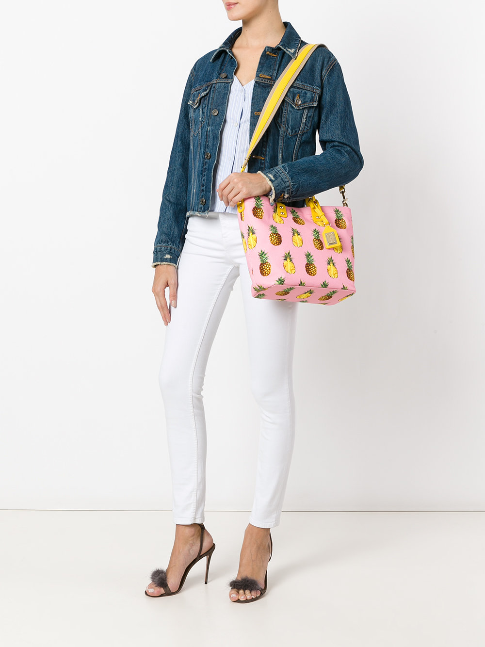 pineapple print tote