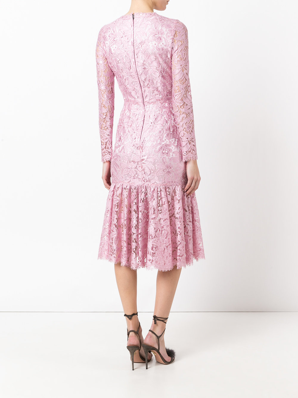 lace peplum dress