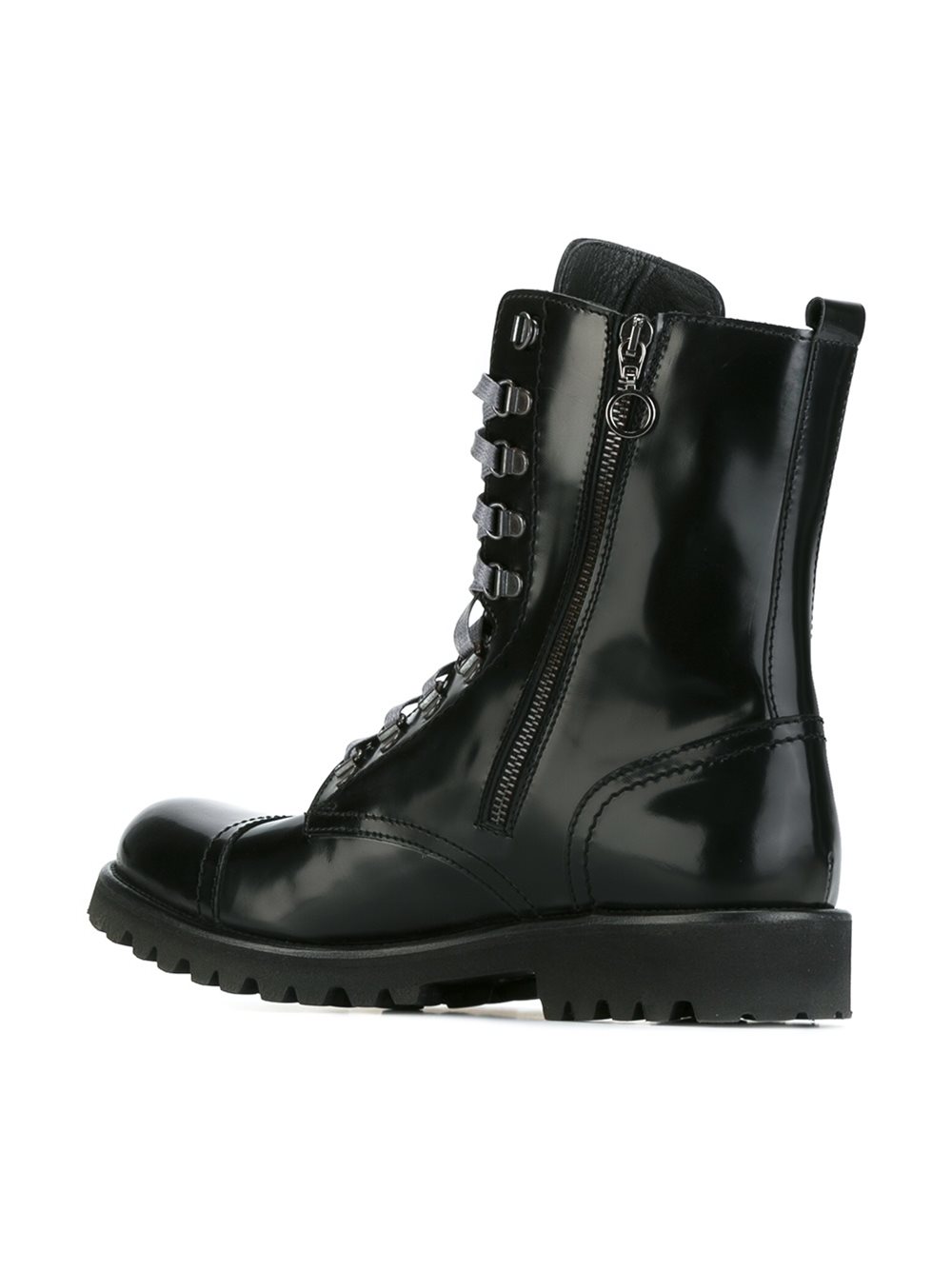 lace up biker boots