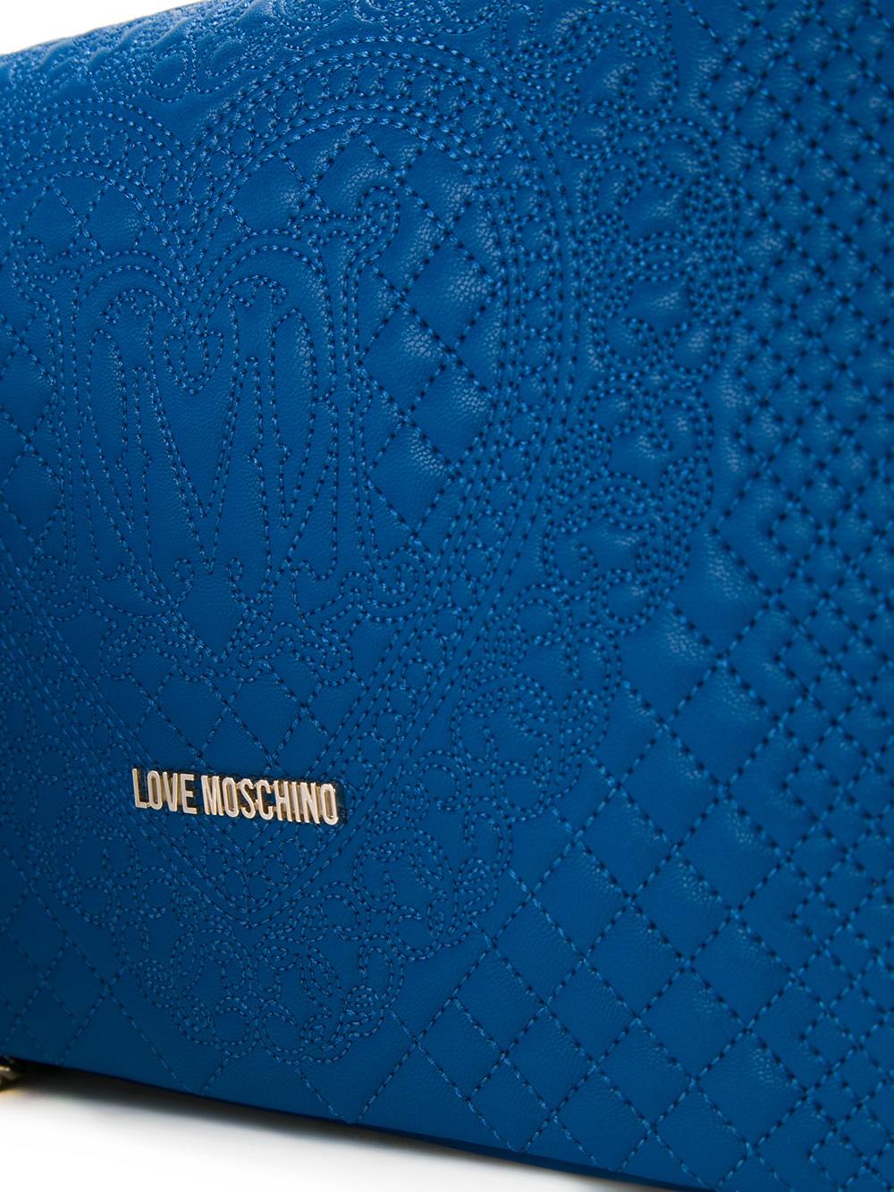 embossed shoulder bag