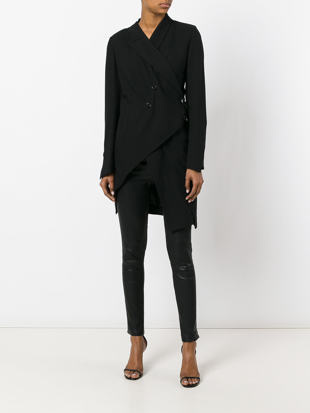 asymmetric tie jacket