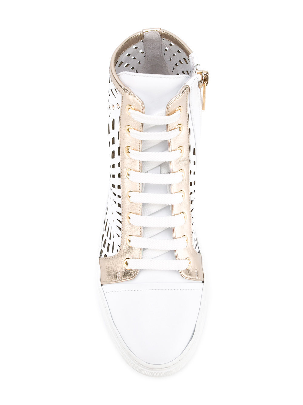 cut-out panel sneakers