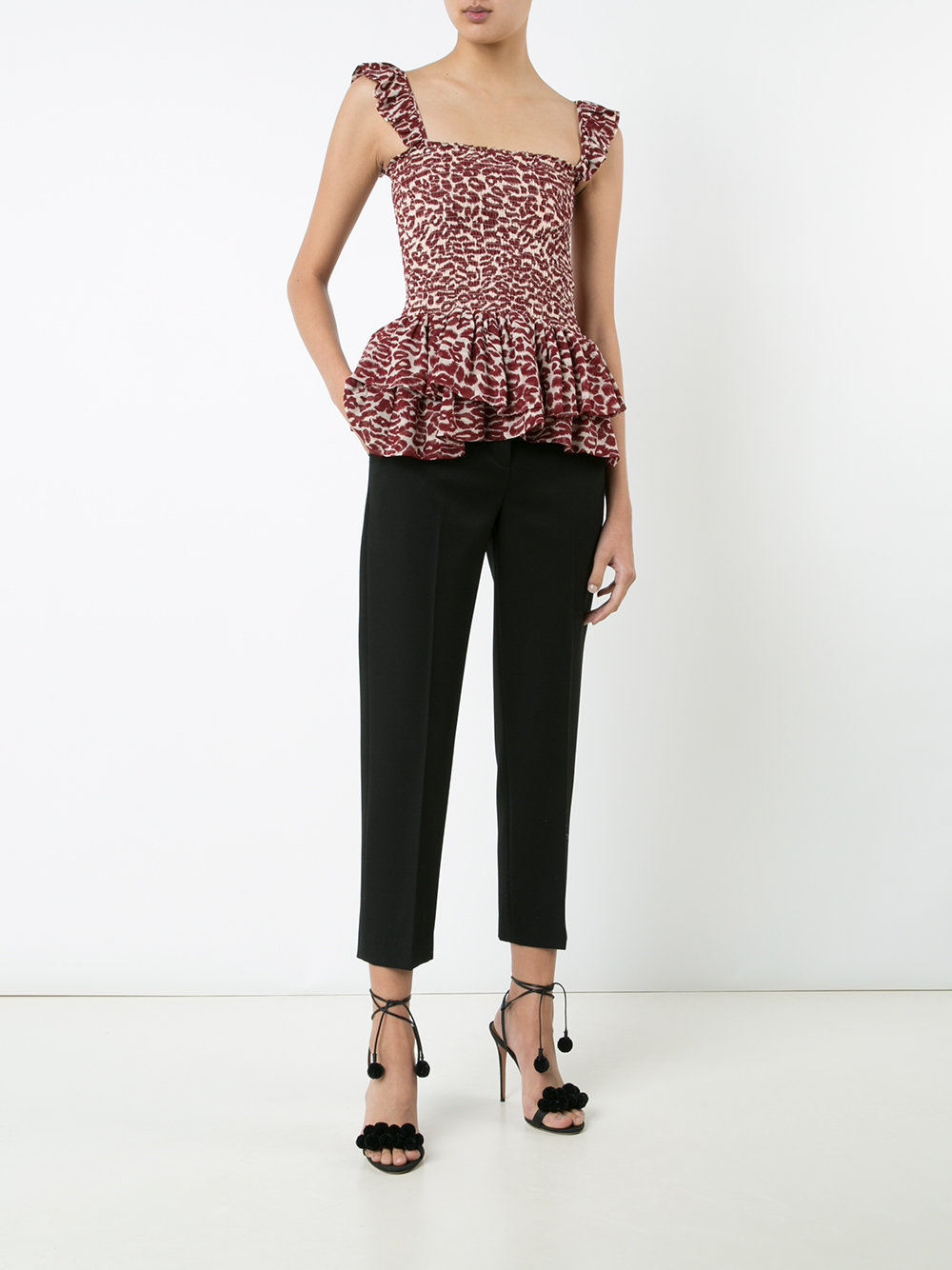 leopard print top