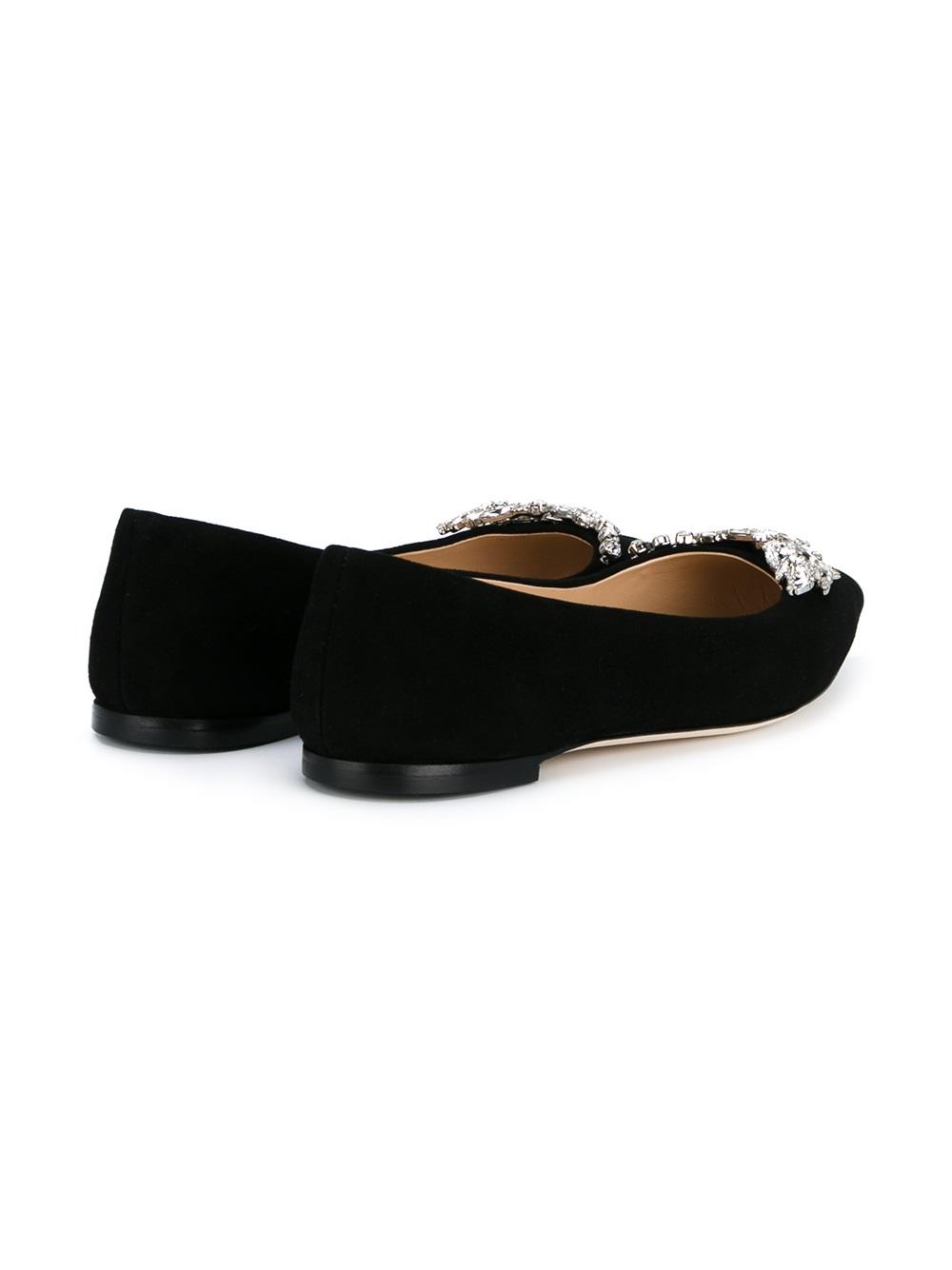 crystal embellished flats 
