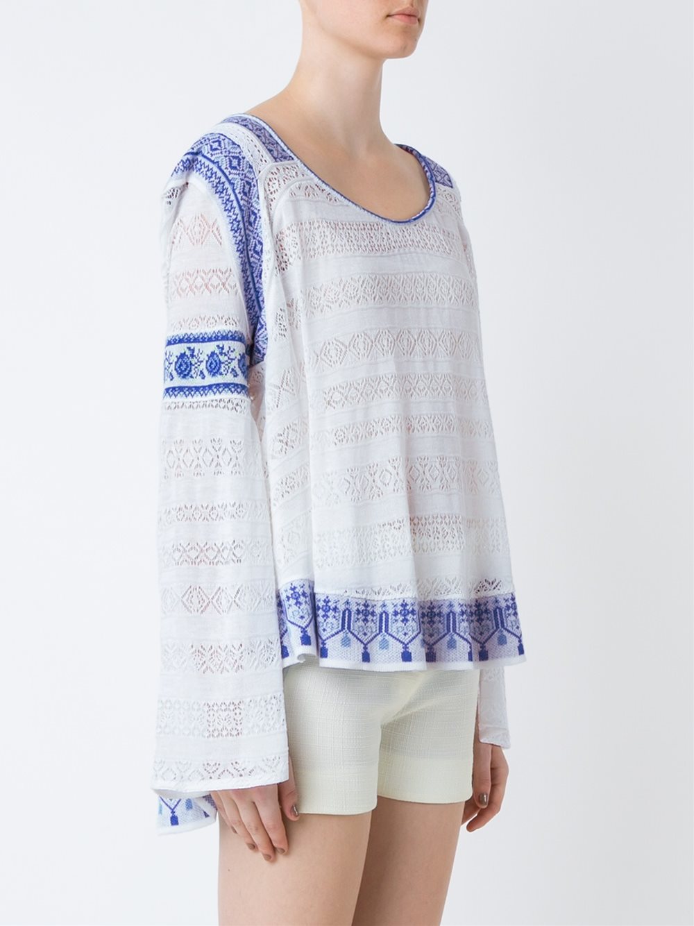 knit blouse