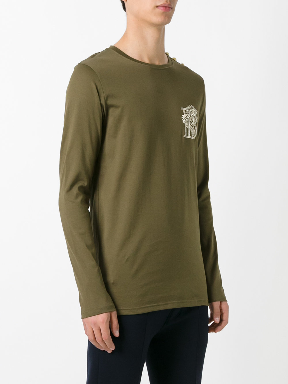 embroidered lion top