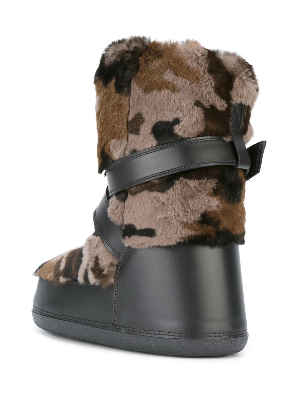 camouflage moon boots