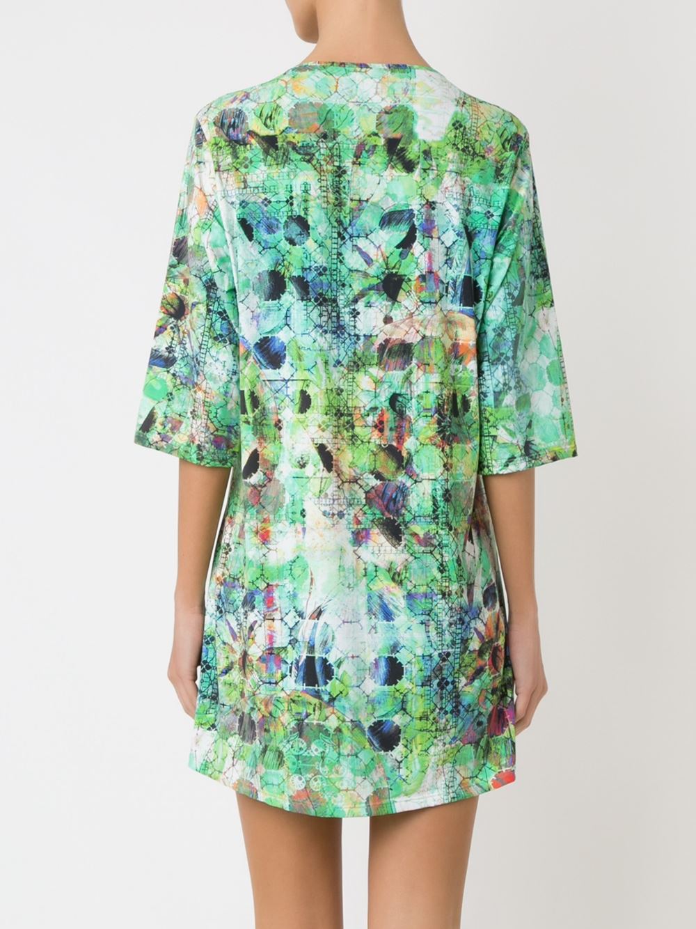 printed tunic dress