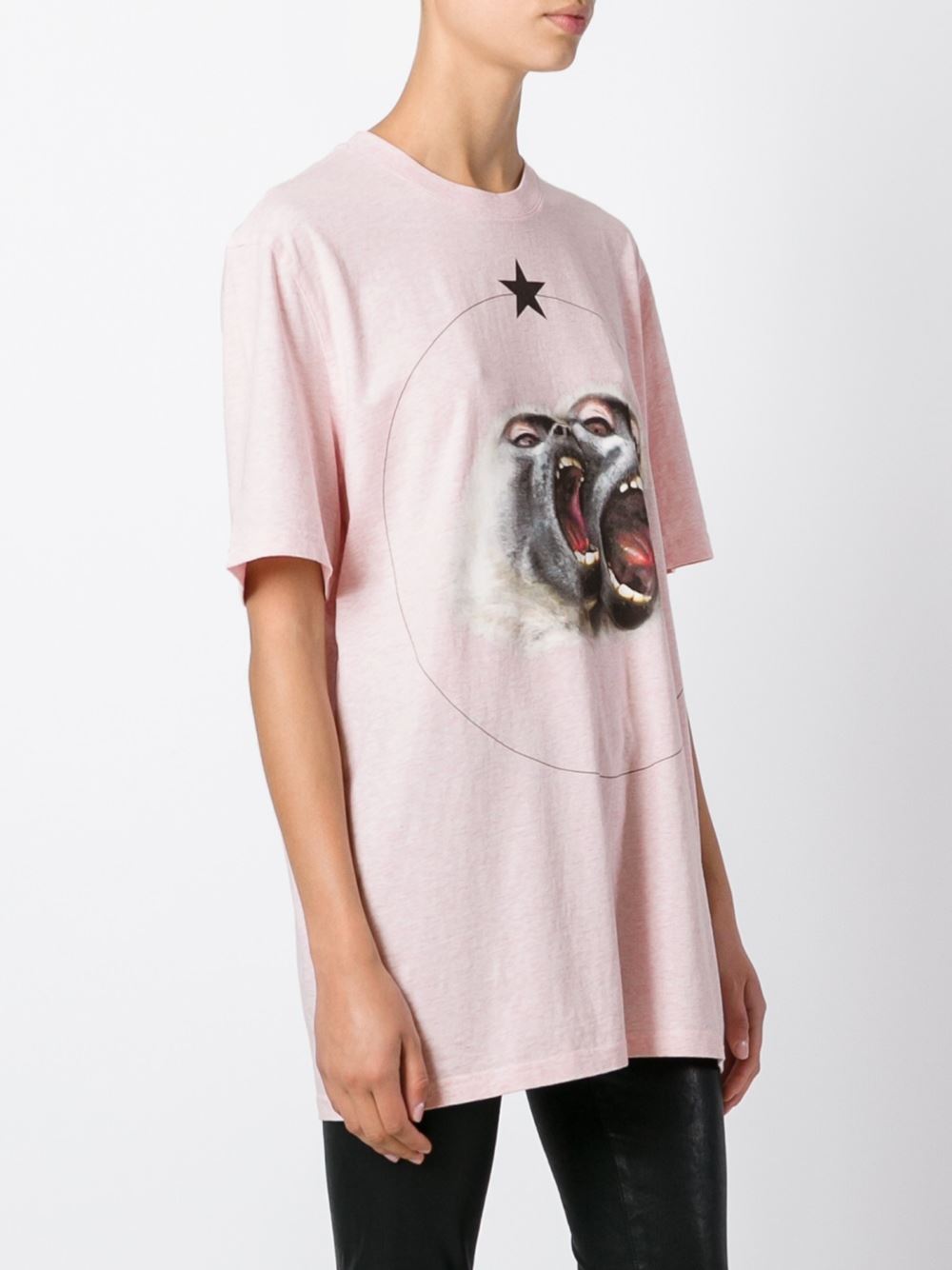 monkey brothers printed t-shirt