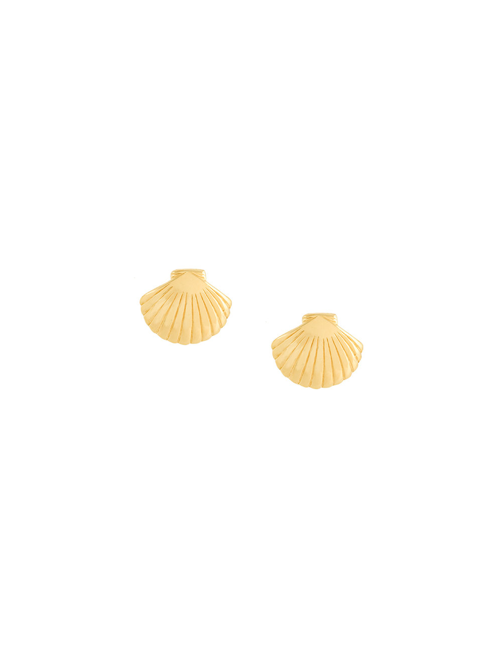 'Mini Shell Biography' stud earrings