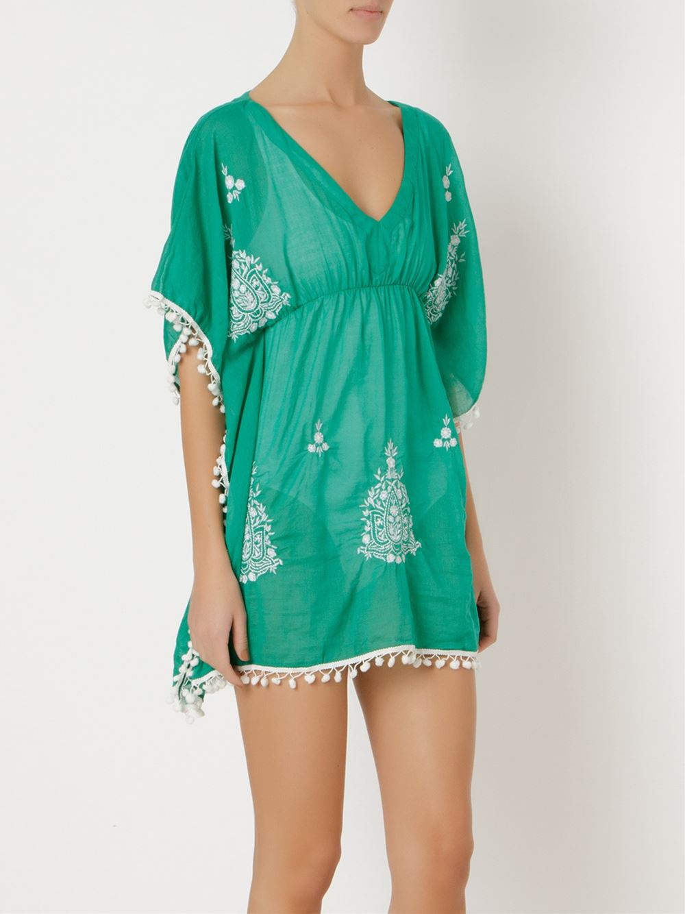 embroidered kaftan