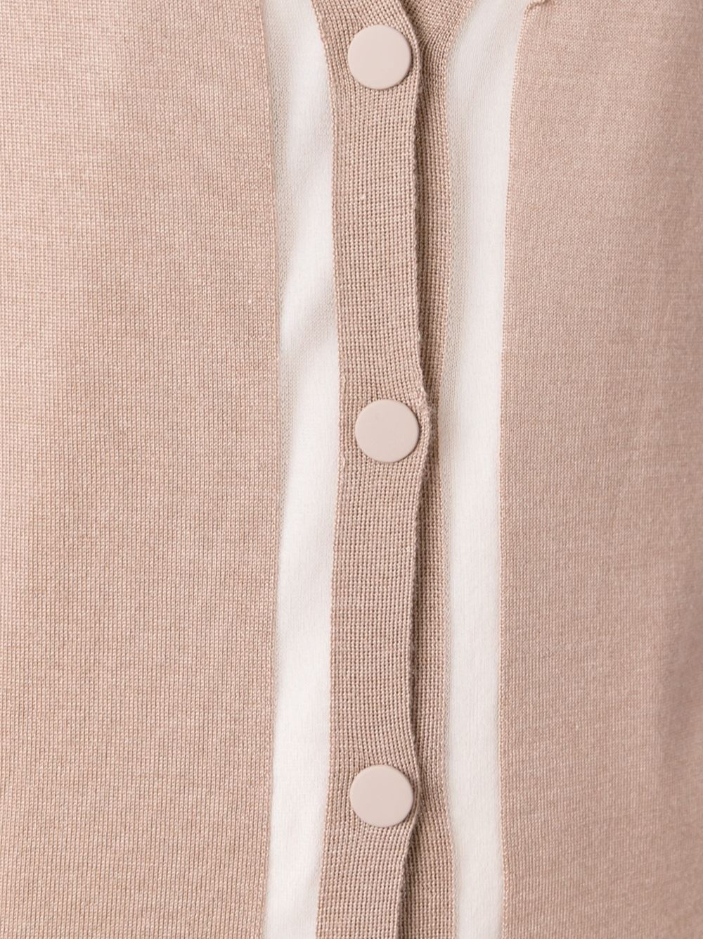 transparent panel cardigan