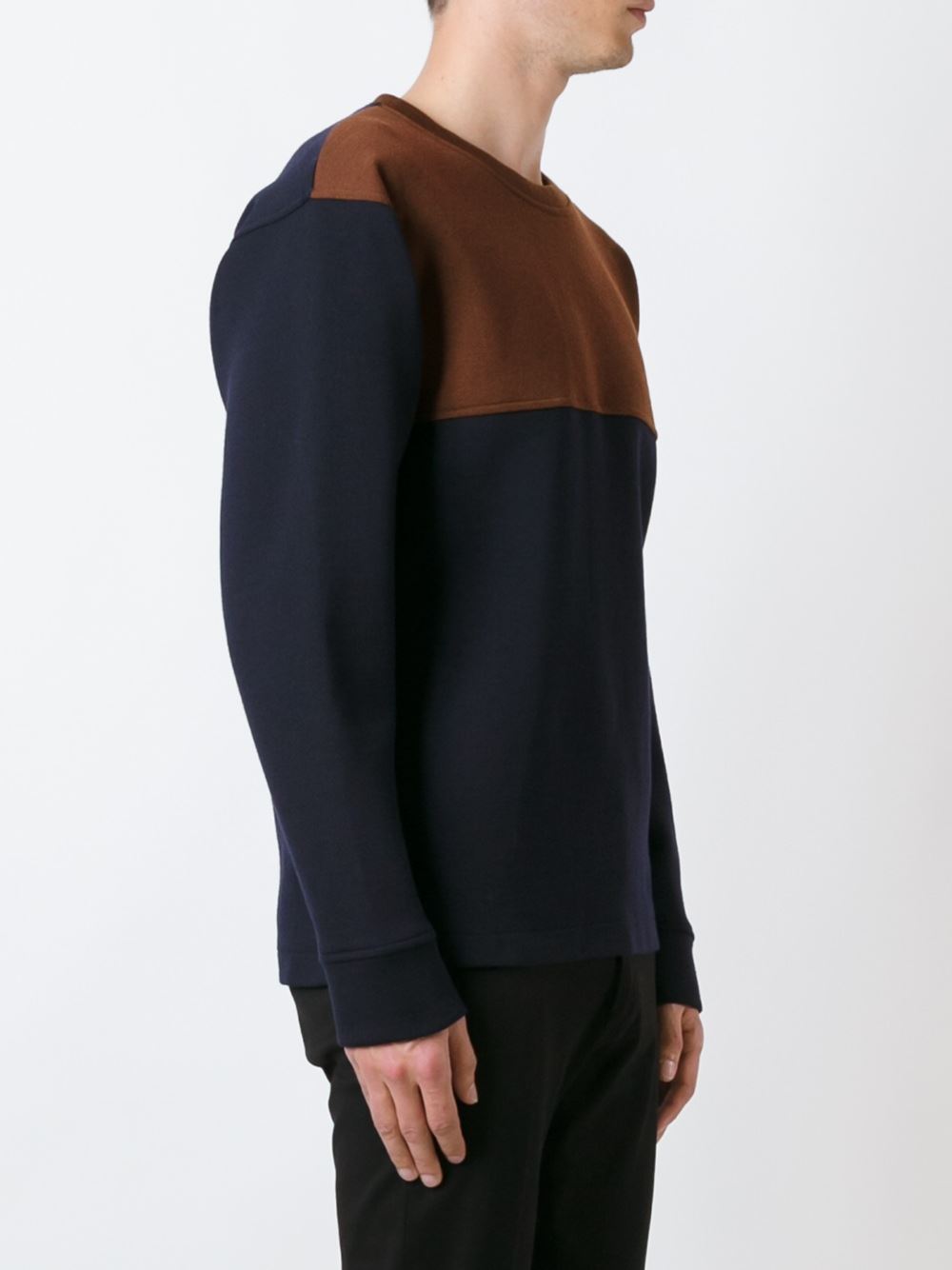 colour block sweatshirt