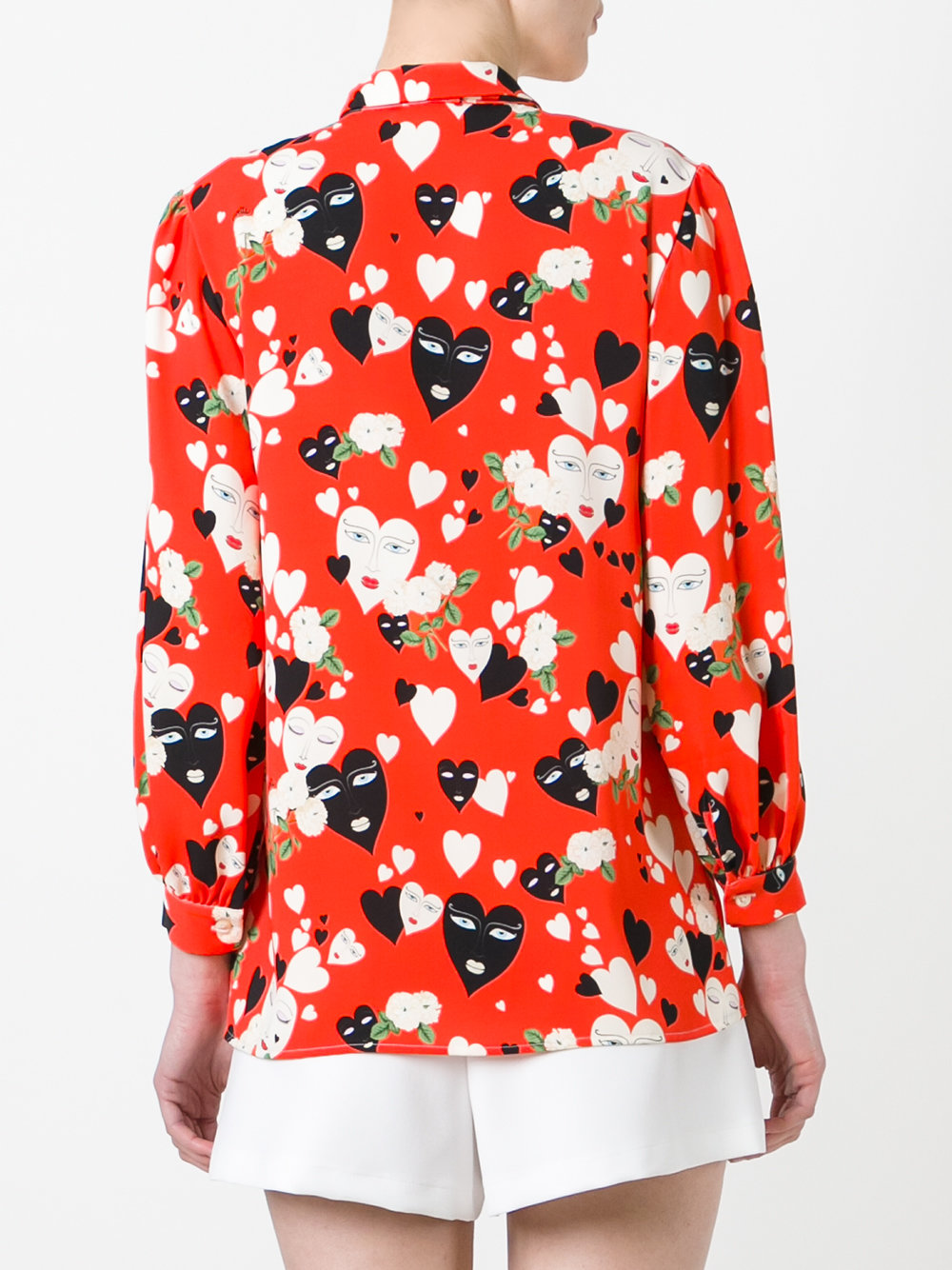 heart print shirt