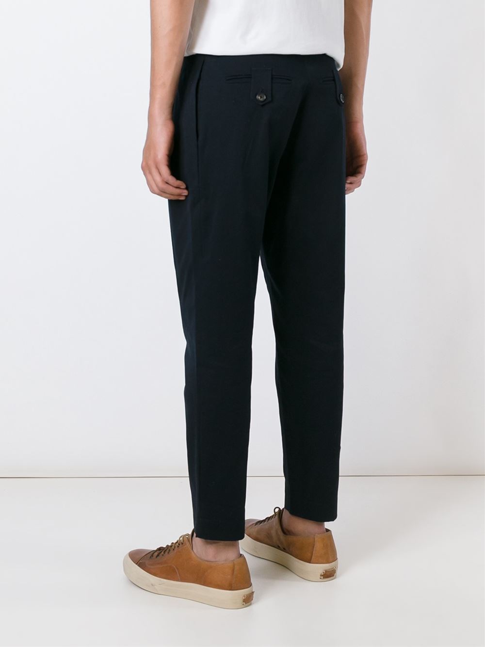 'Deep George' tapered trousers