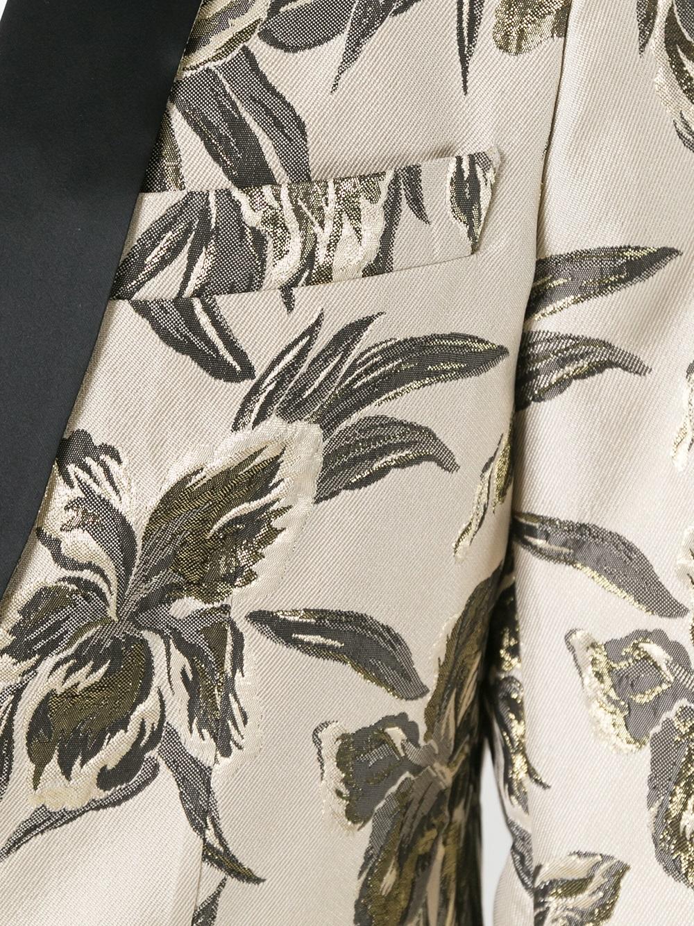 floral pattern blazer