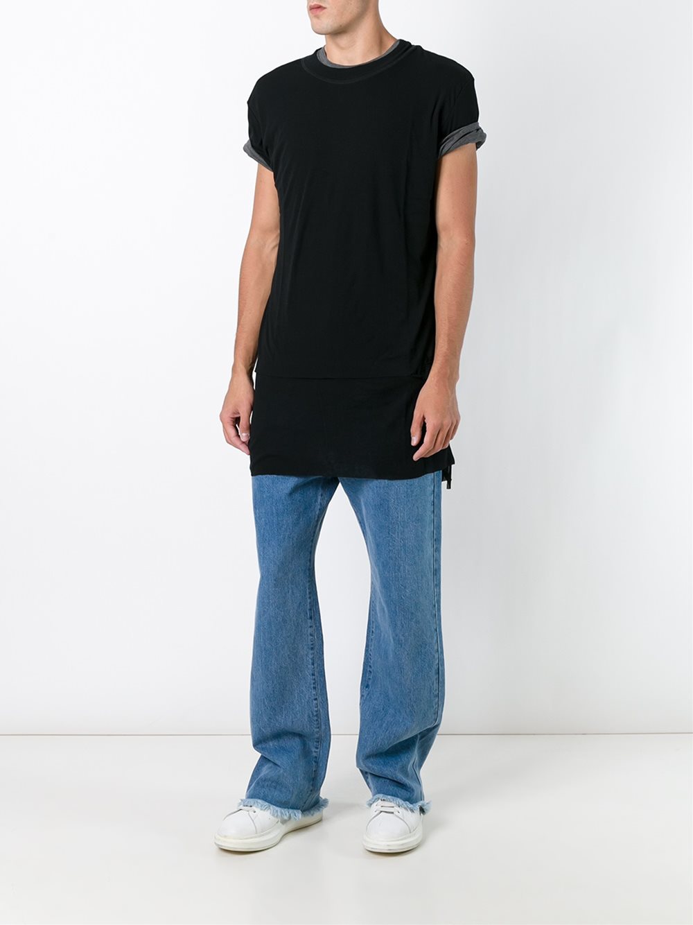loose-fit long jeans