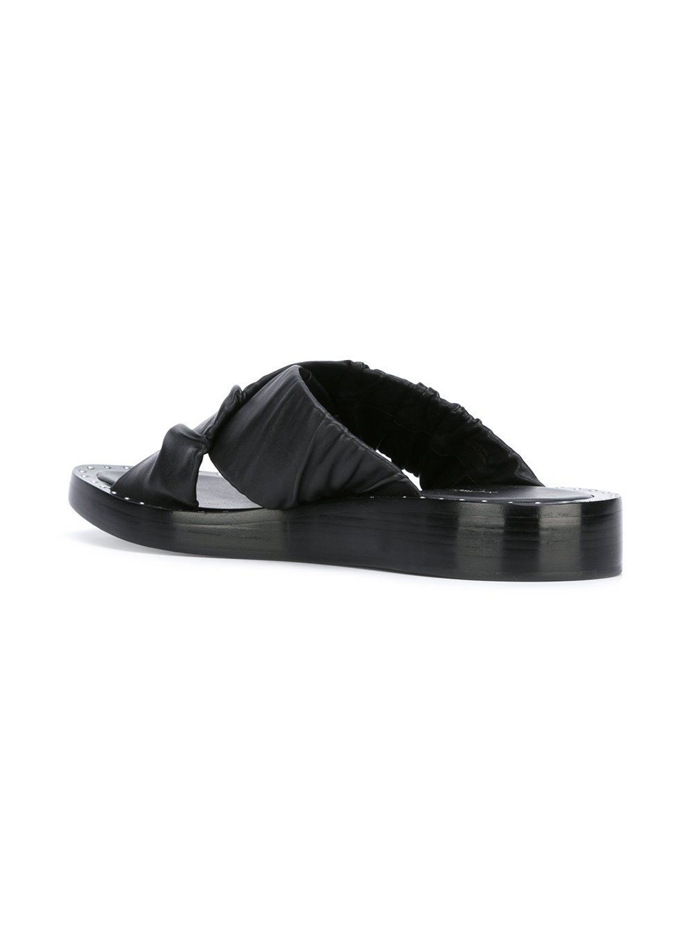 Nagano Flat Crisscross Slide sandals