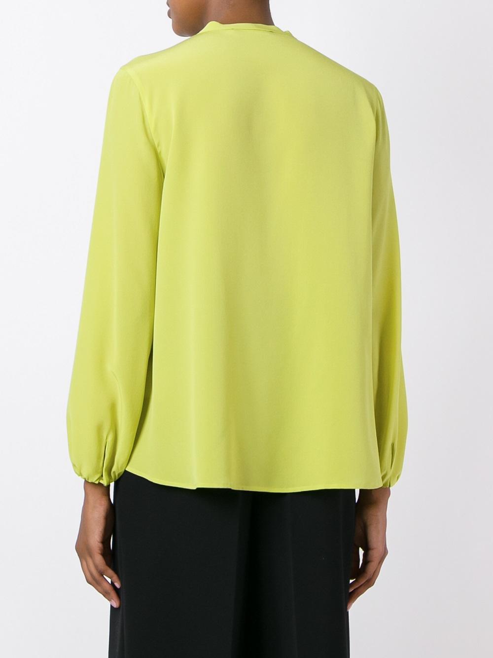 pussy bow blouse