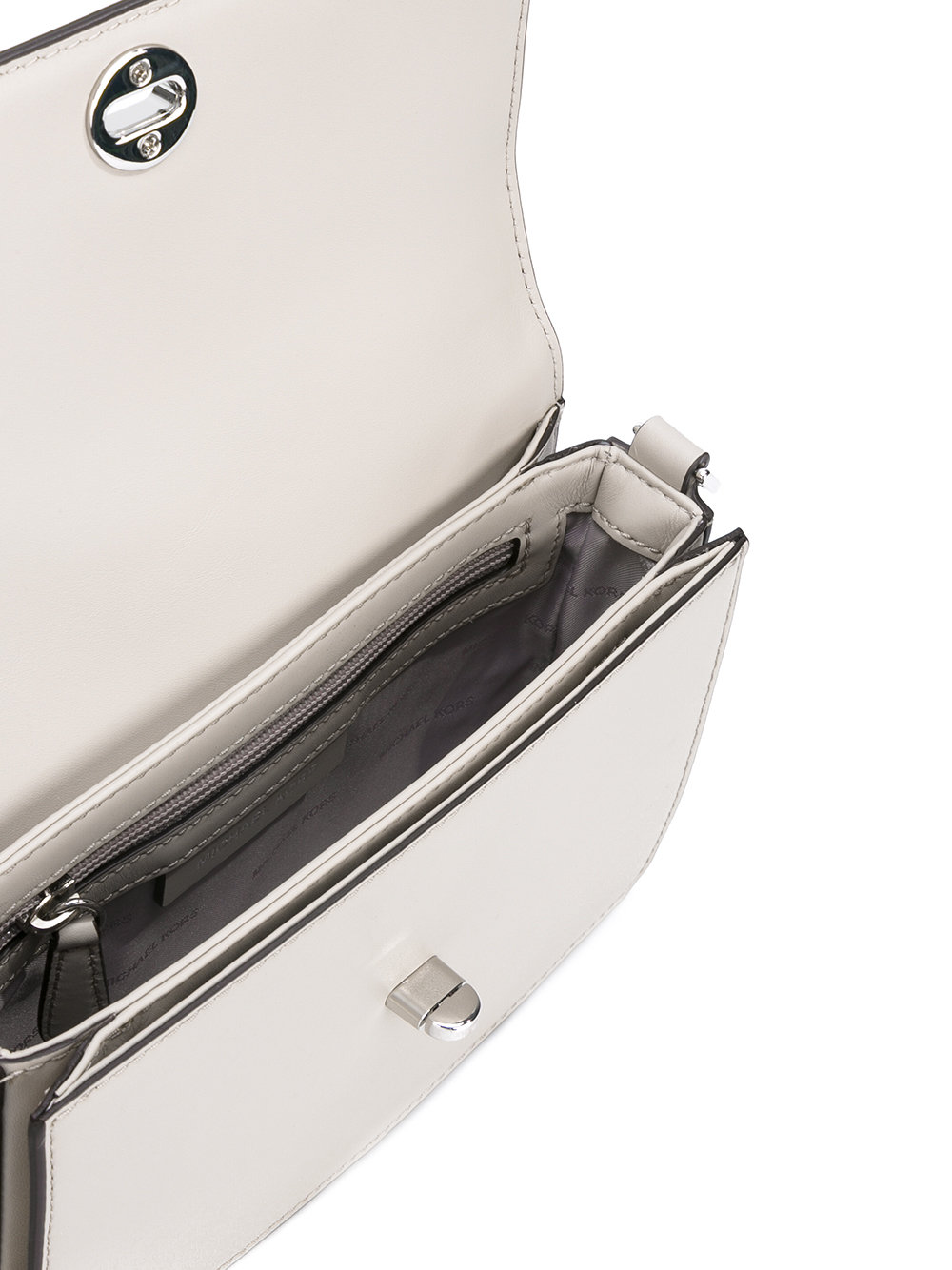 metallic cross-body bag