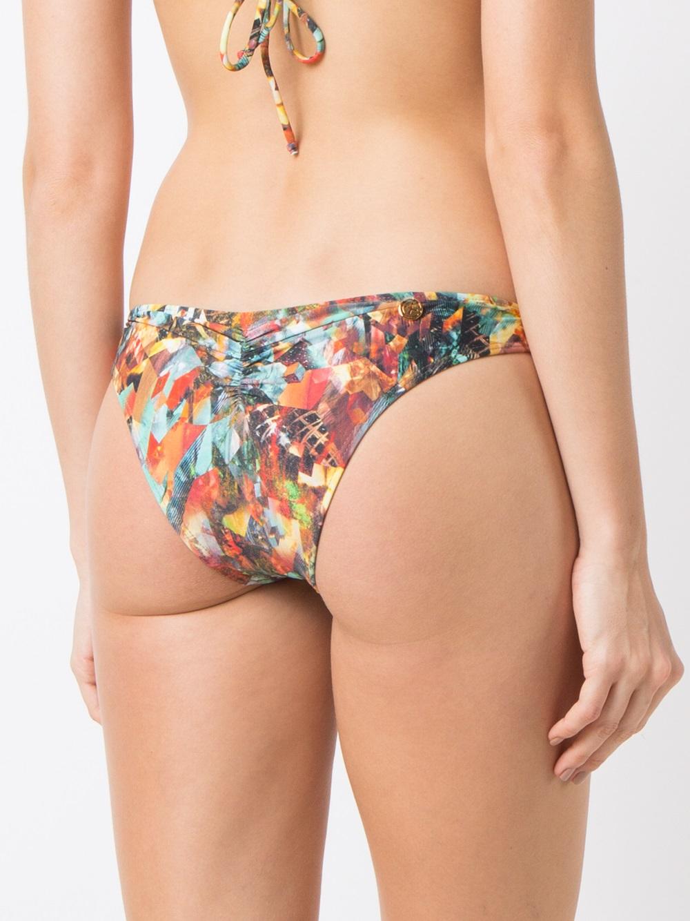 printed bikini bottom