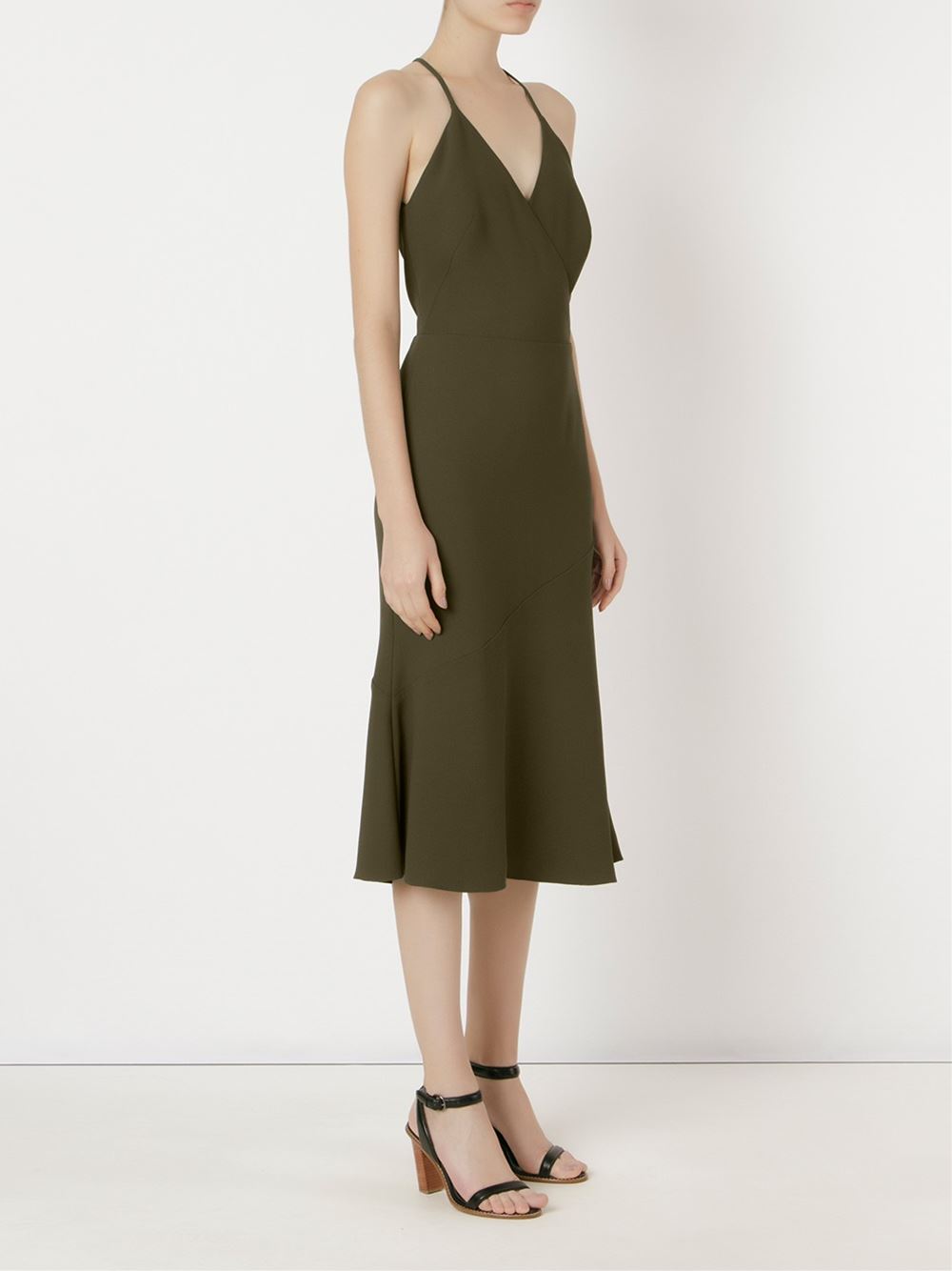 midi cache-coeur dress