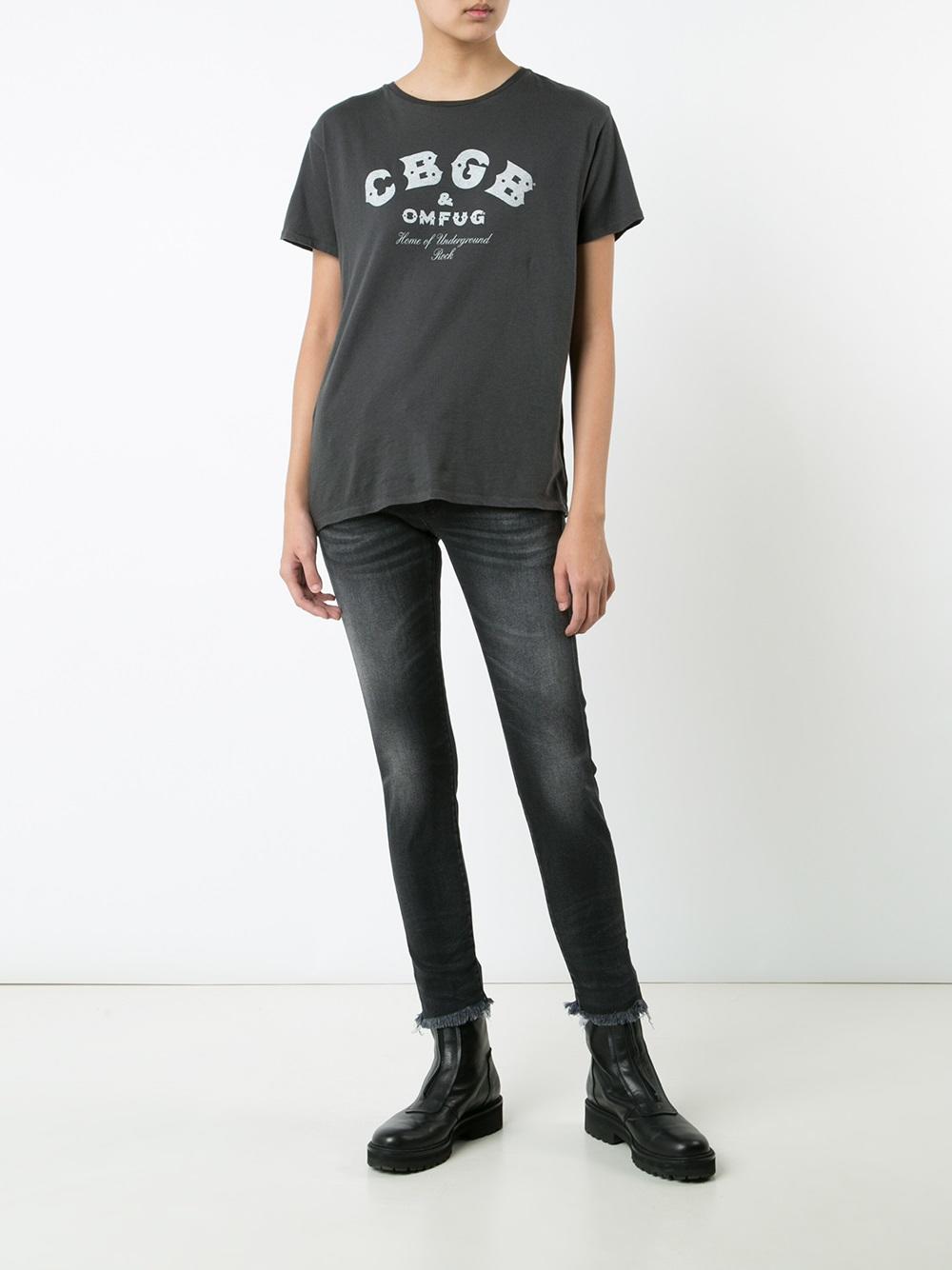 letter print T-shirt