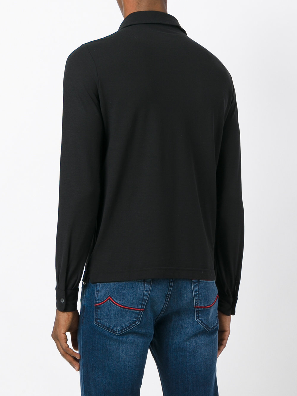 long sleeve polo shirt