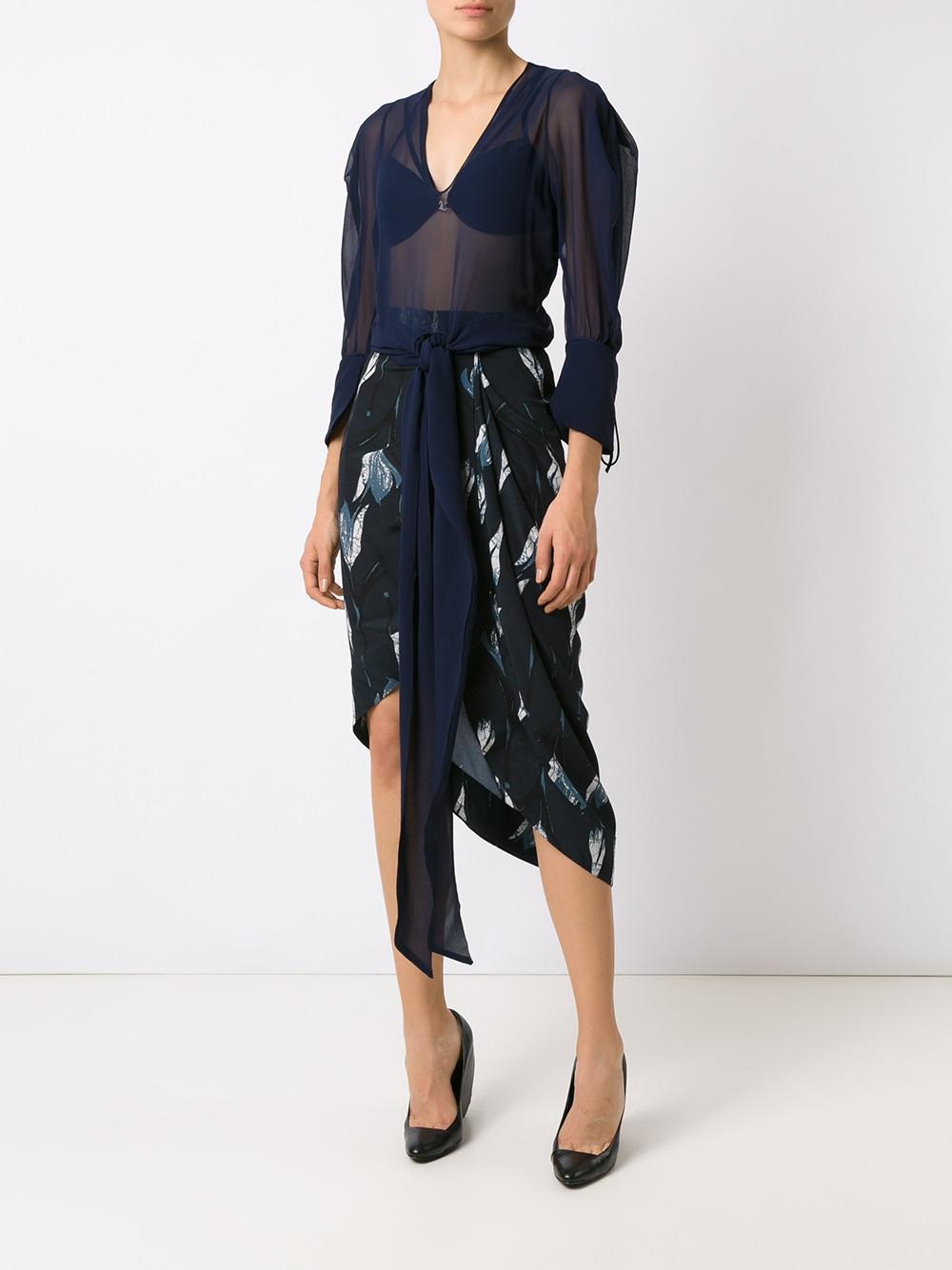 sheer blouse