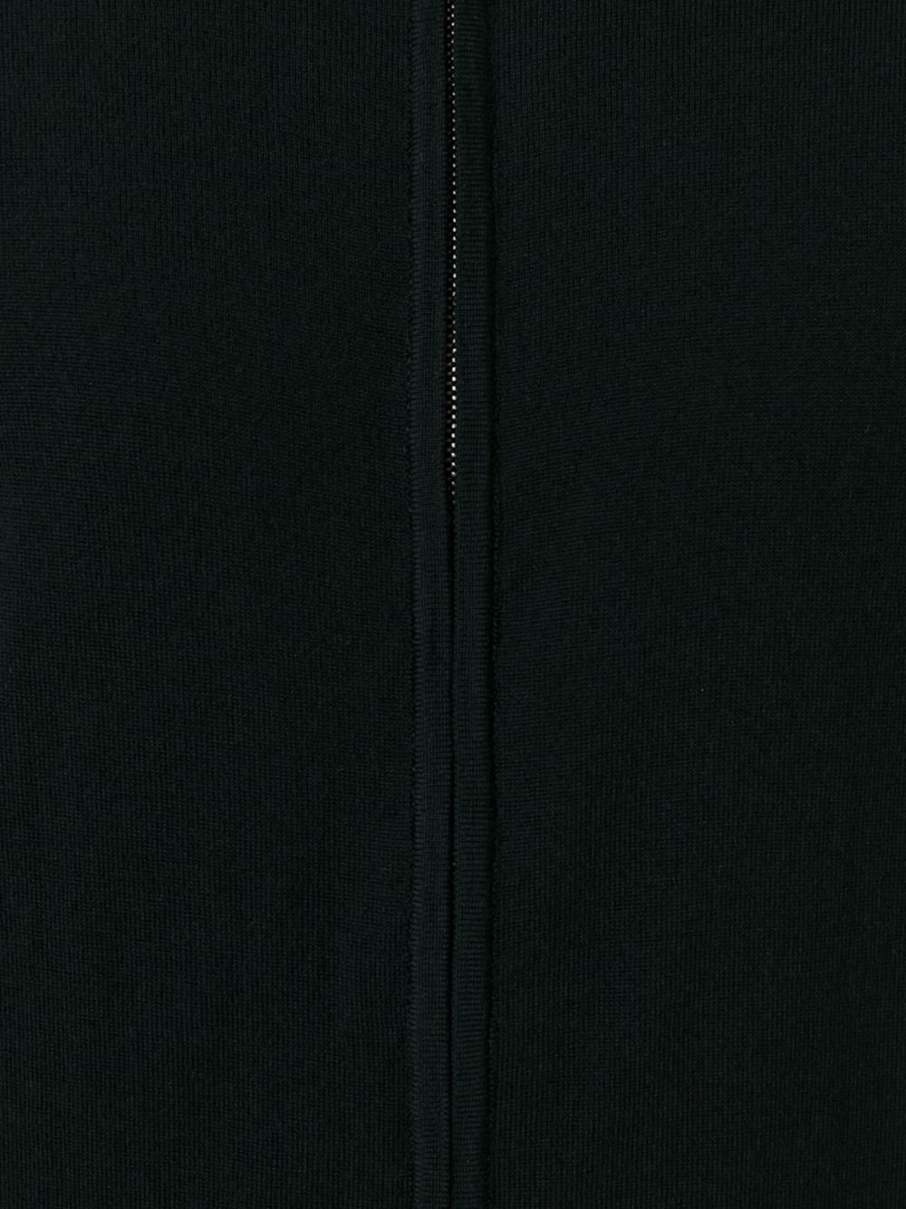 zipped cardigan
