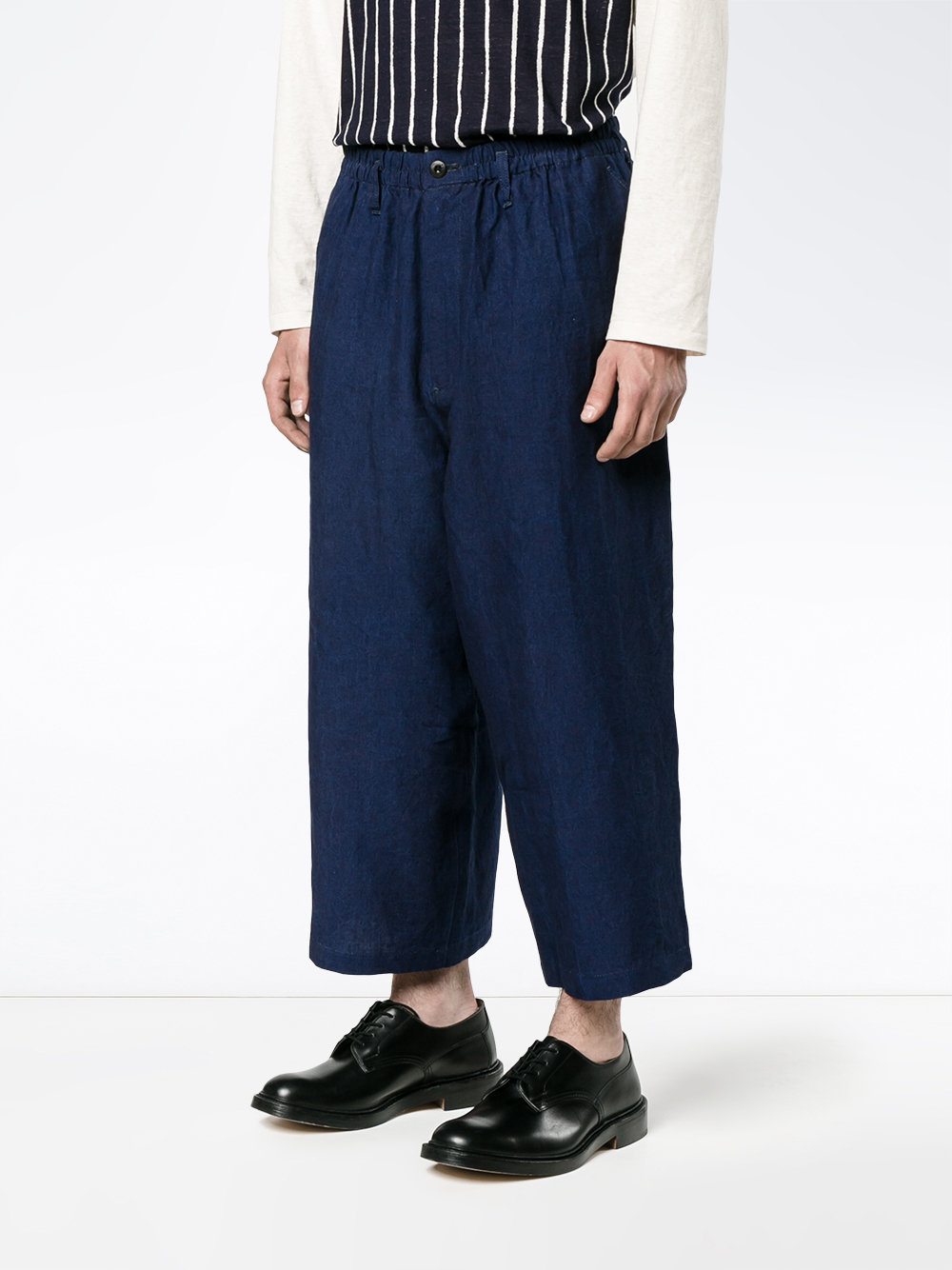 cropped wide-leg trousers 