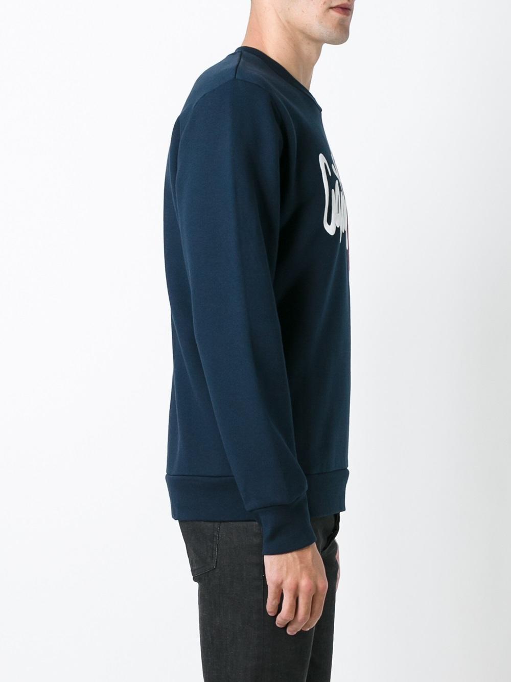 logo print sweatshirt