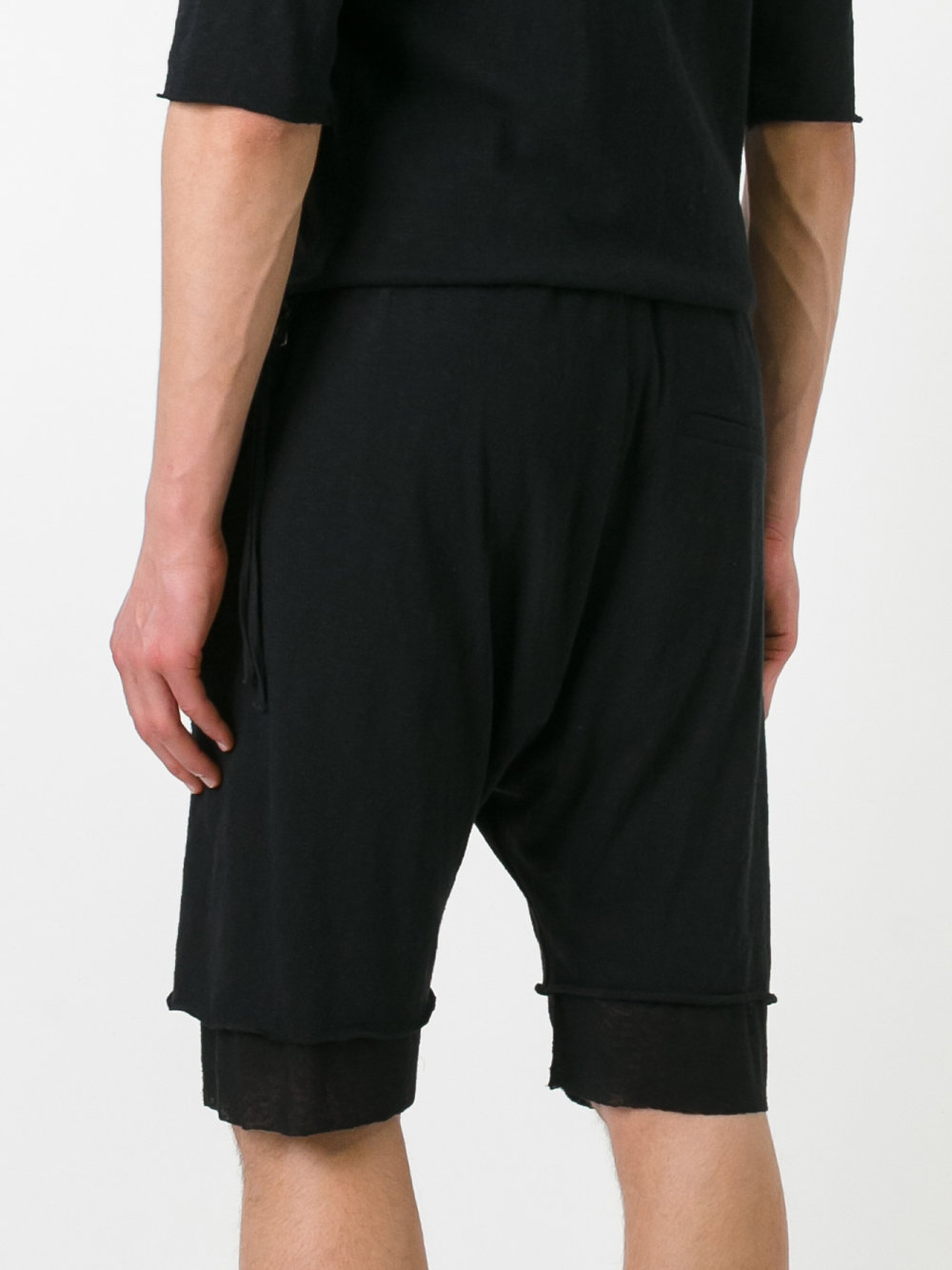 decoup jogger shorts