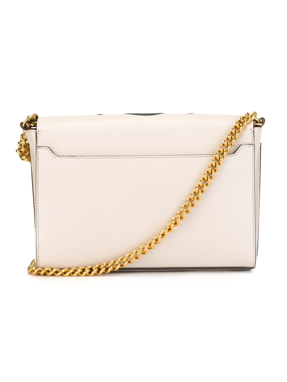 gold-tone chain strap crossbody bag