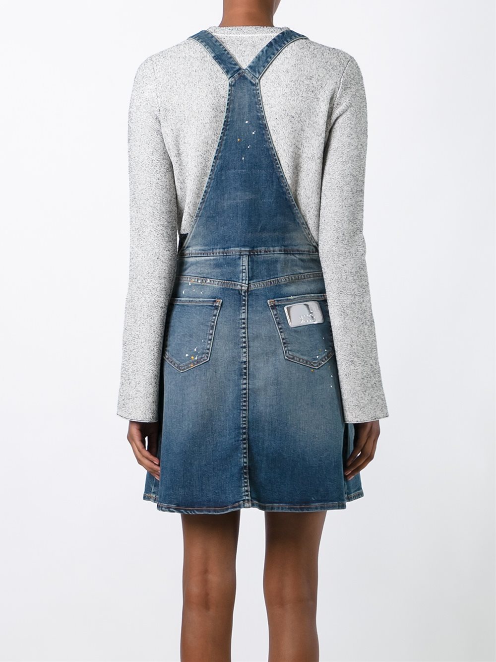 denim skirt overall