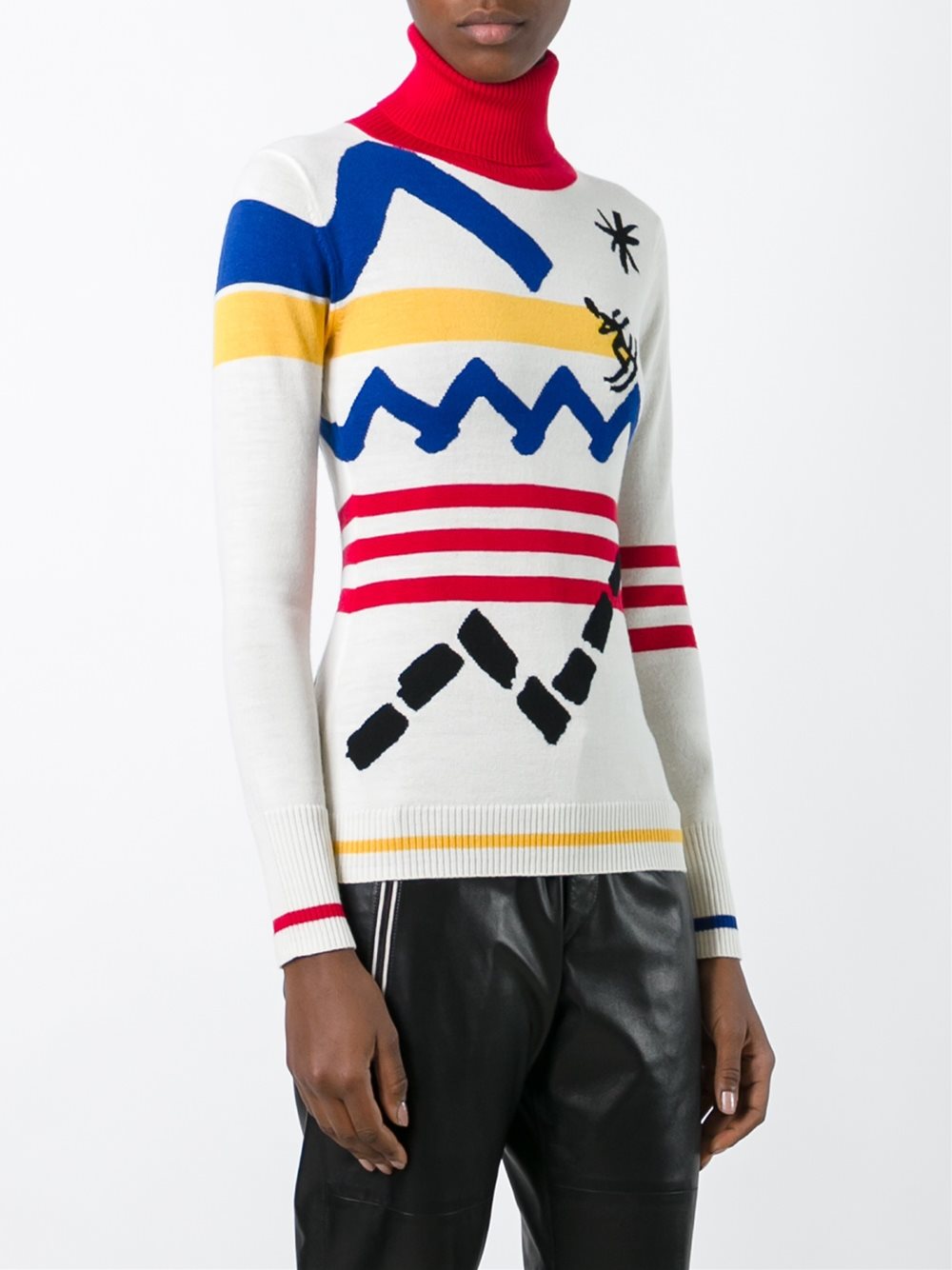 ski trip roll neck jumper