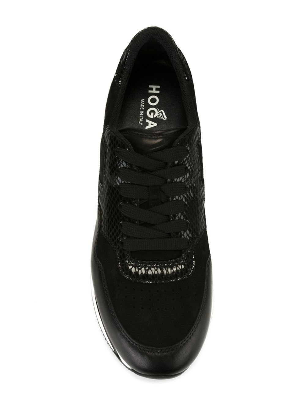 panelled sneakers