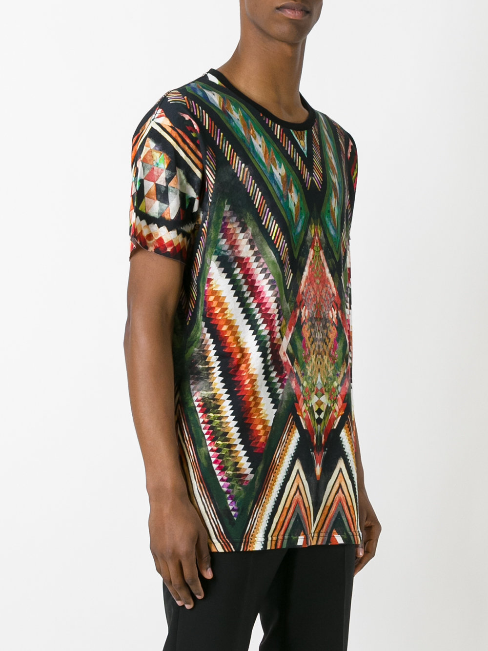 geometric print T-shirt