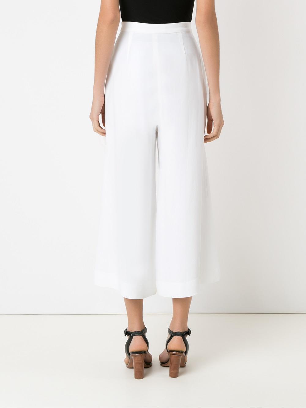 high-waisted culottes