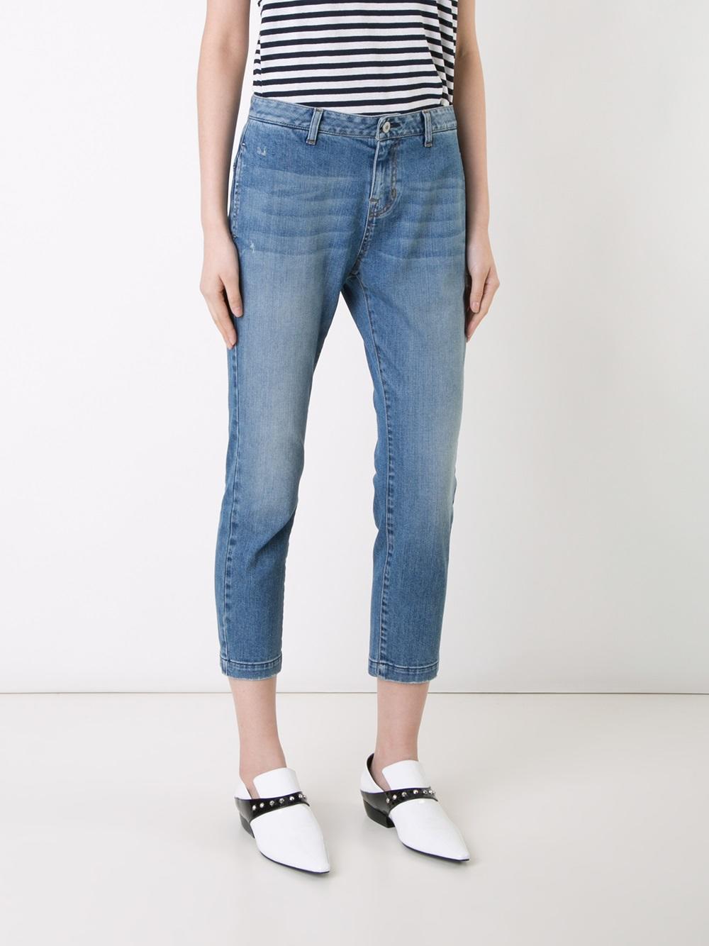 cropped jeans